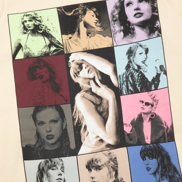 Taylor Swift Eras Tour Beige Hoodie - Picture 4 of 4